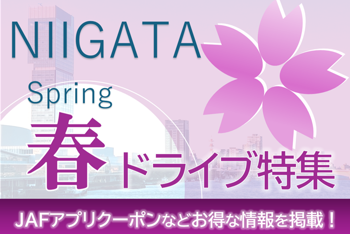 新潟春のドライブ特集