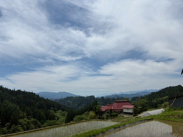 中条地区から見える景色