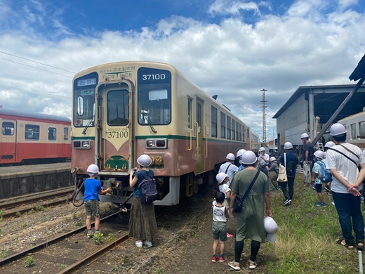 ひたちなか海浜鉄道車庫見学会