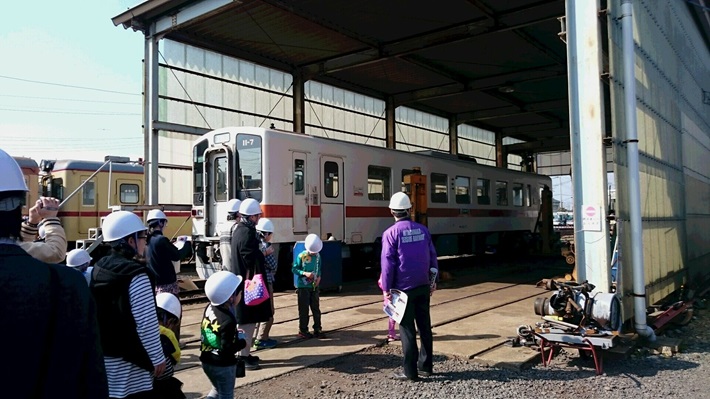 ひたちなか海浜鉄道車庫見学会2
