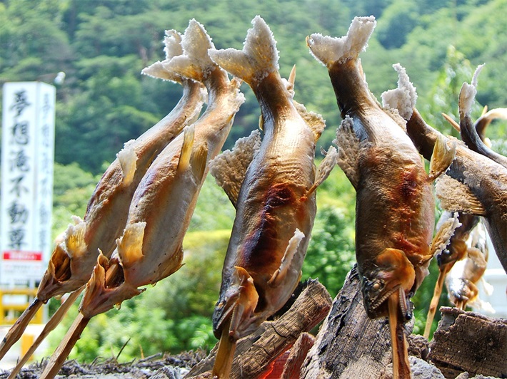 矢祭町　鮎の塩焼き
