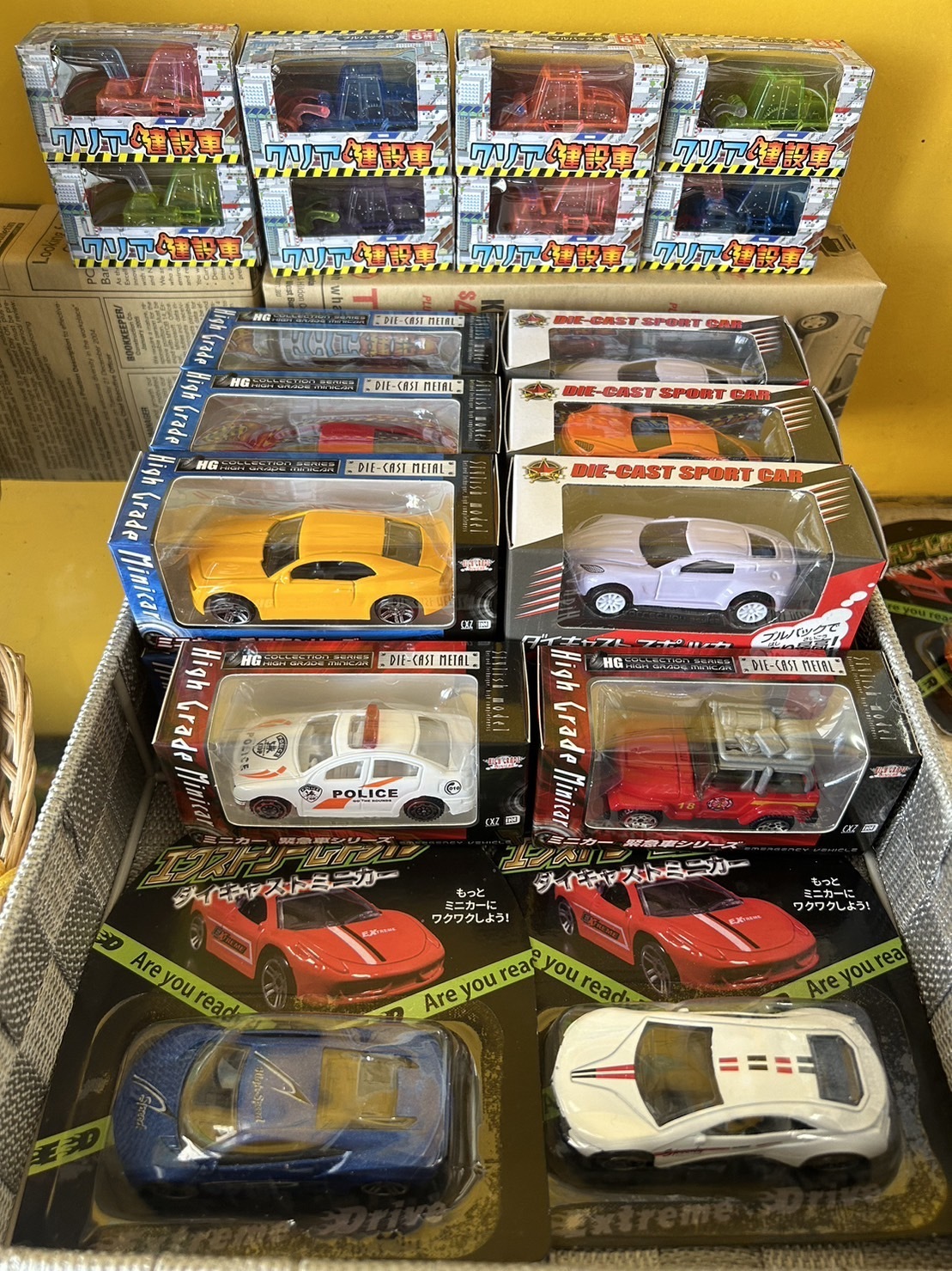 クラッシックなミニカーのコレクション クラッシックなミニカーのコレクション