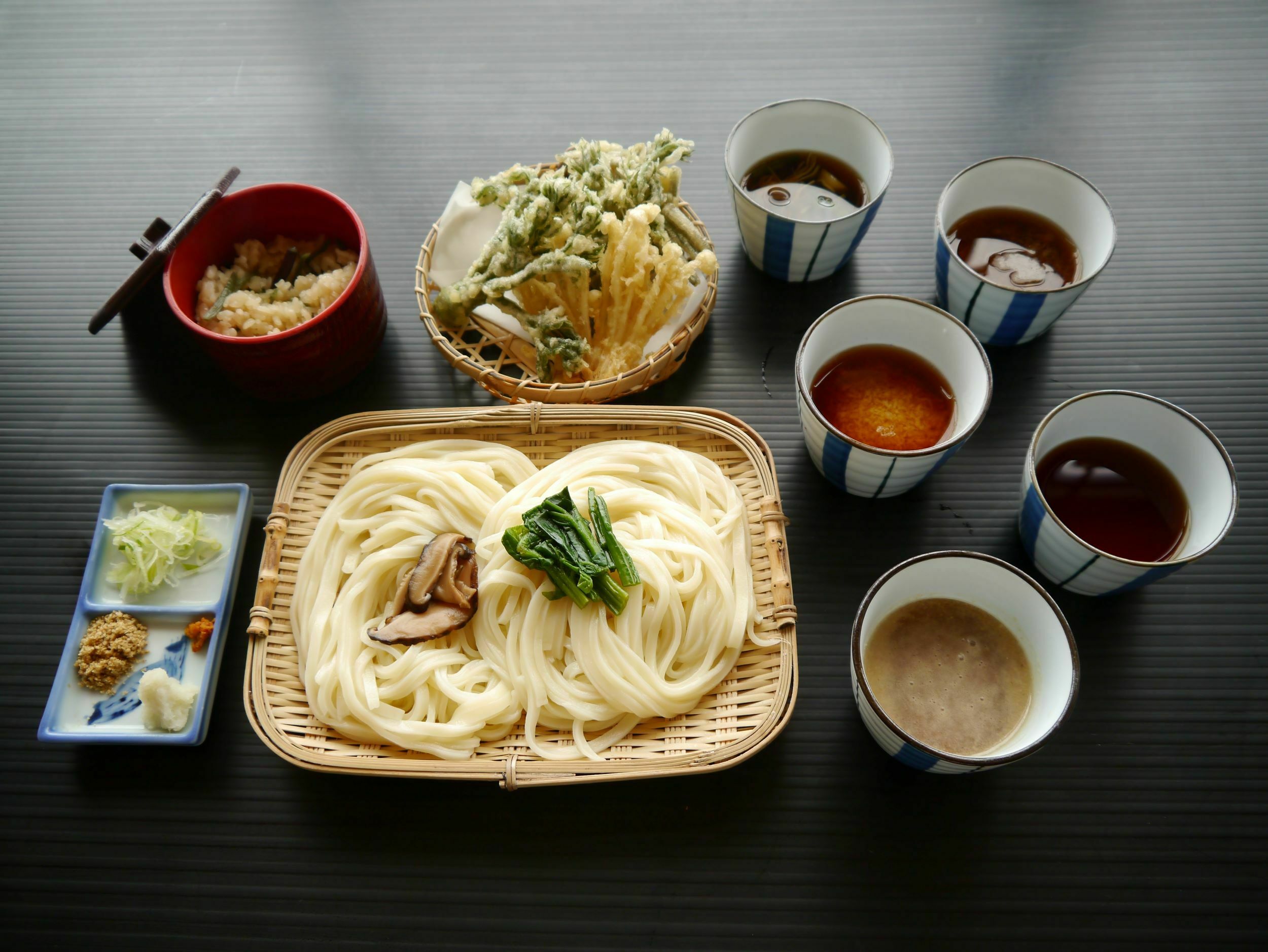 水沢うどん松島屋：松セット