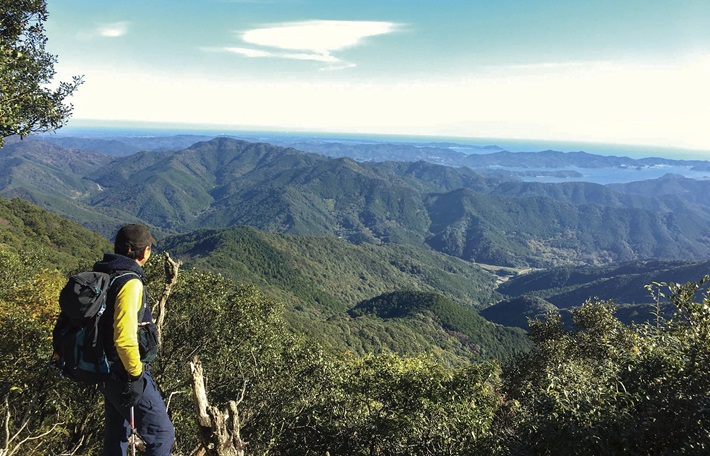 わたらいセブンマウンテン　牛草山からの風景